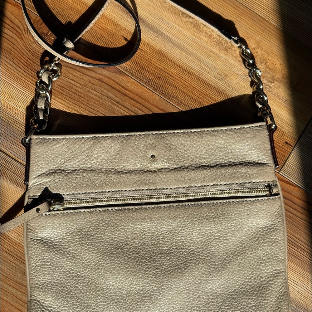 Kate Spade Taupe Crossbody Bag